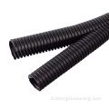 Double split flexible conduit corrugated